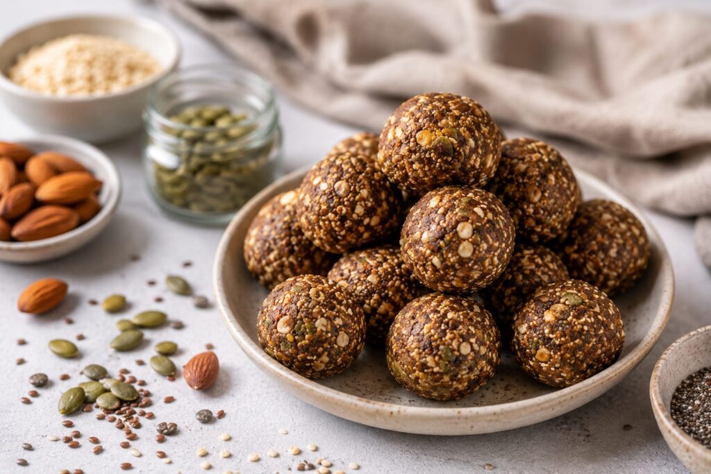 high protein laddu