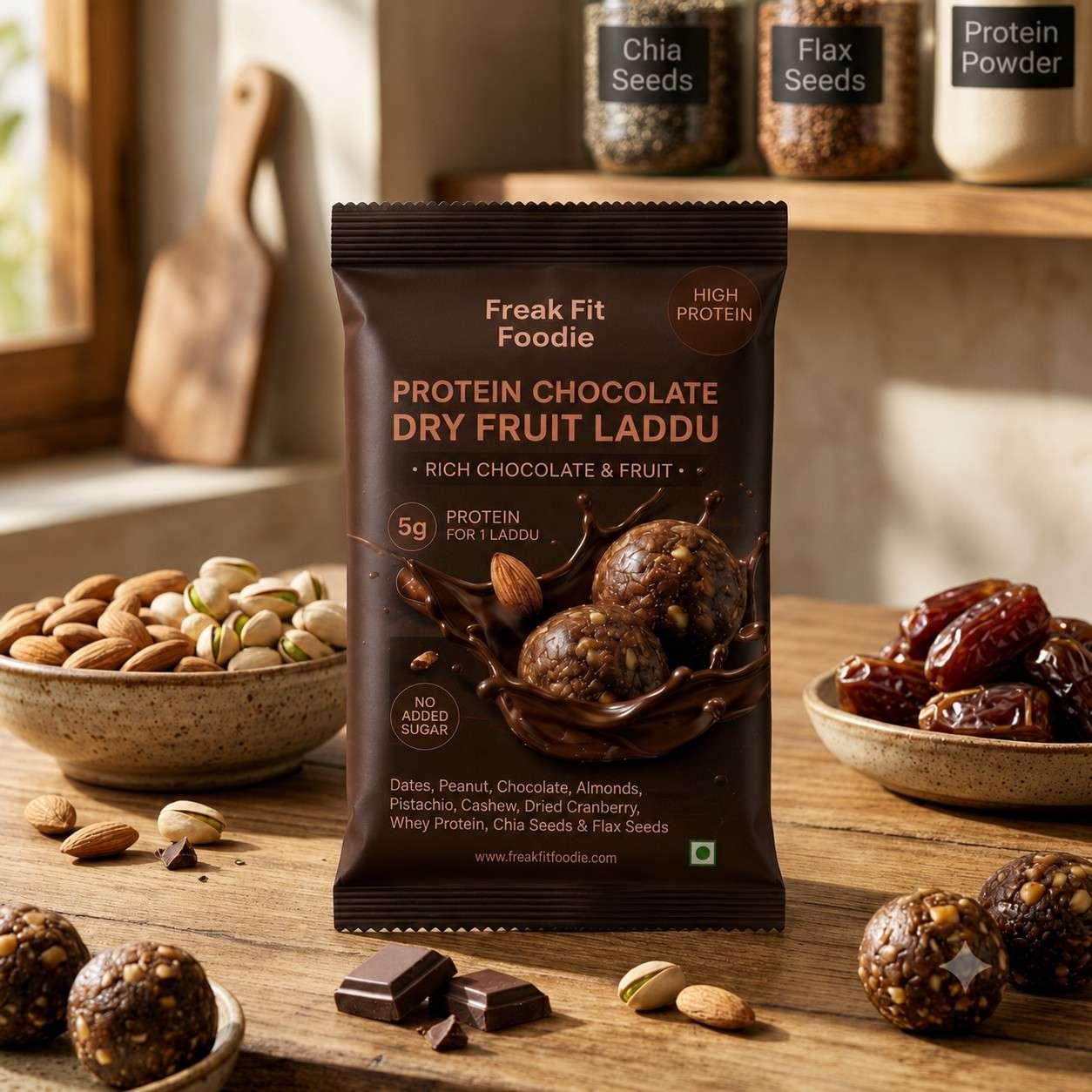 Freak Fit Foodie high-protein ladoos and energy bites