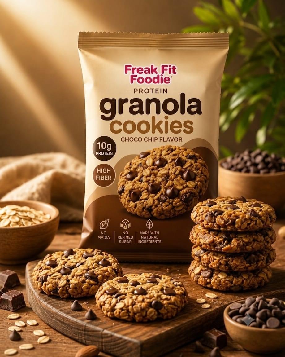 Choco chip Protein Cookies